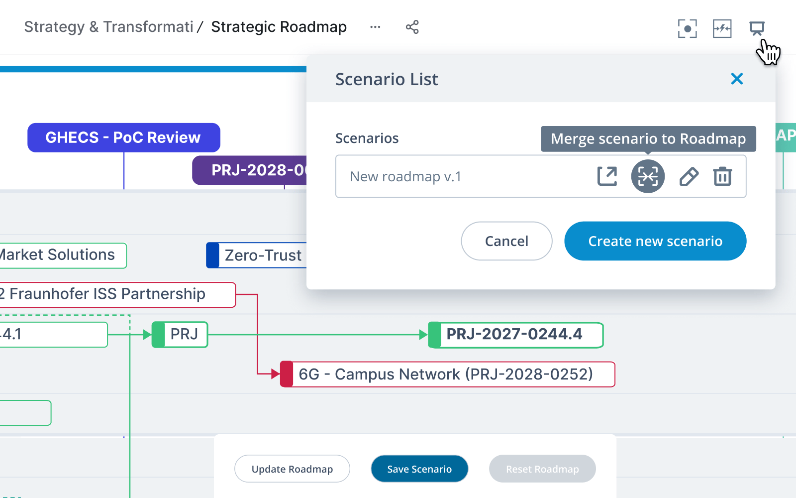 Roadmap-M-Simulate-roadmap-scenarios