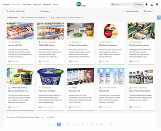 Überblick Inspirationen in ITONICS Crowd