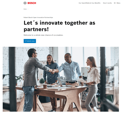 Bosch Open Innovation Plattform