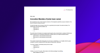 Mandat für Innovation