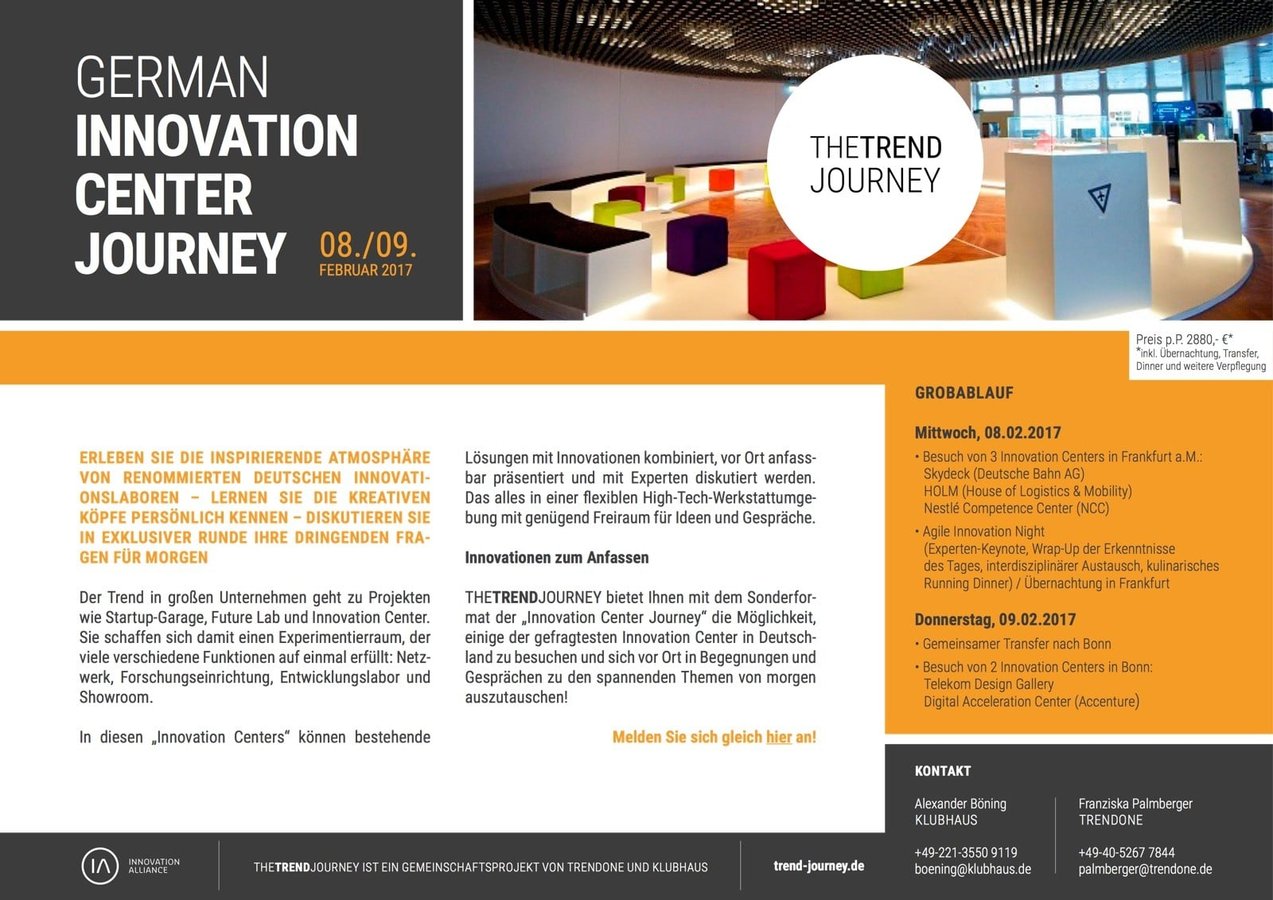 German Innovation Center Journey 2017