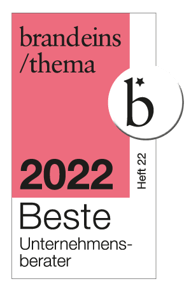 Logo brand eins Beste Unternehmensberater 2022