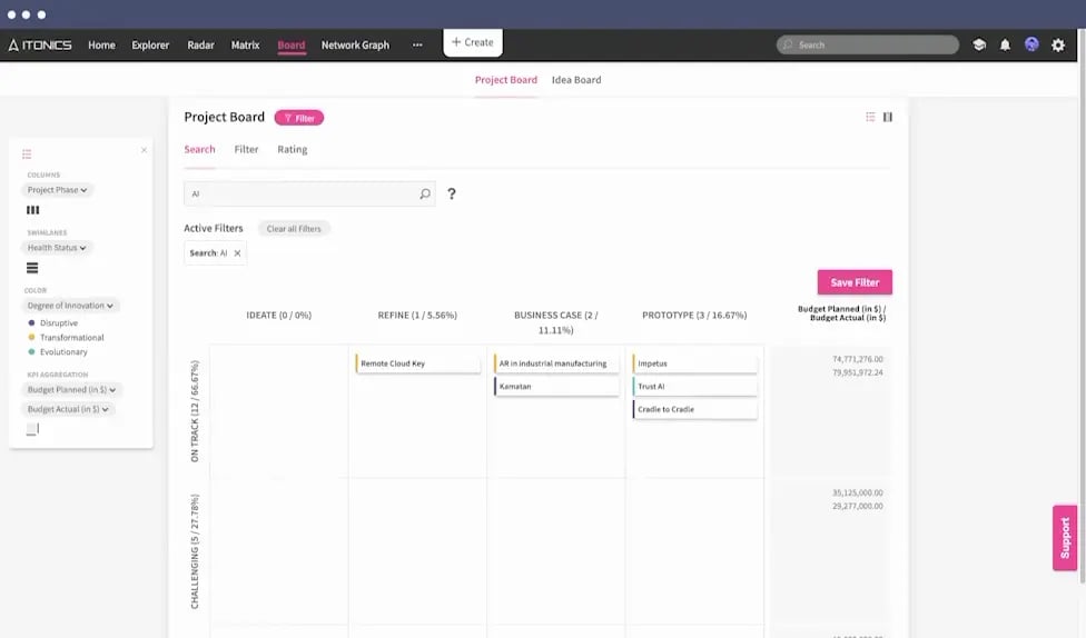 ITONICS Portfolio aufsetzen und managen