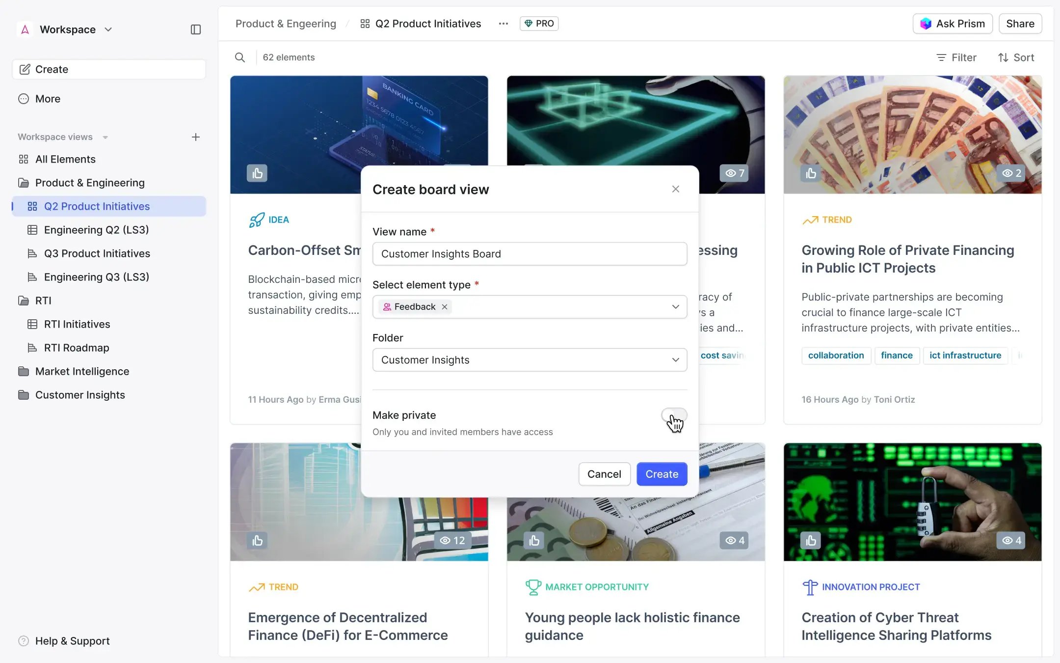 Product Initiatives Overview - Platform