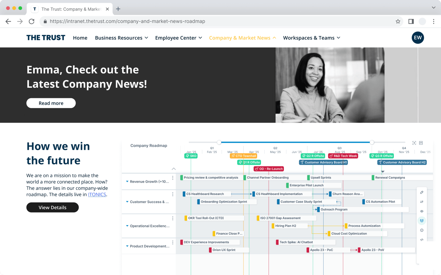 Foresight-Insights mit strategischen Plänen verknüpfen