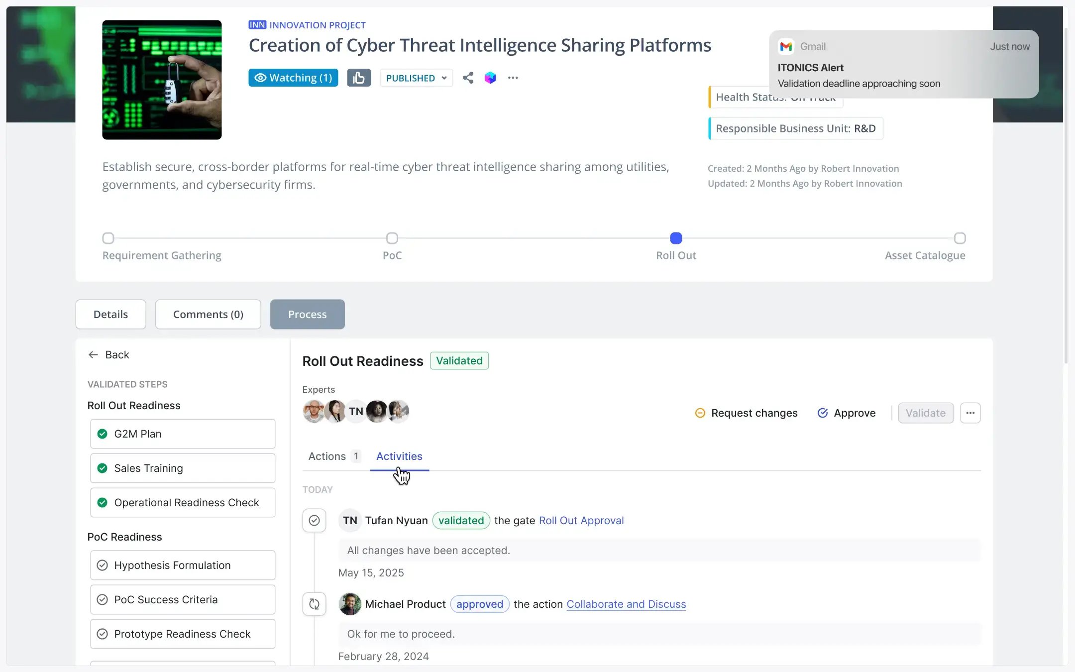 Innovation Project - Cyber Threat Intelligence Sharing Platforms