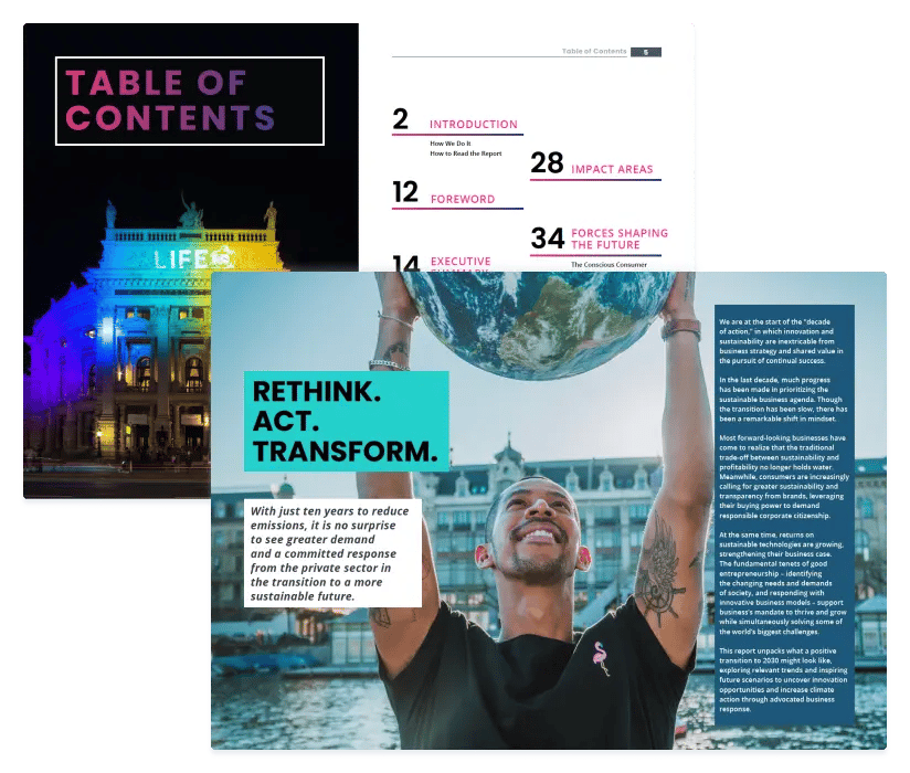 Nachhaltigkeit & Innovation Report - Kostenloser Download
