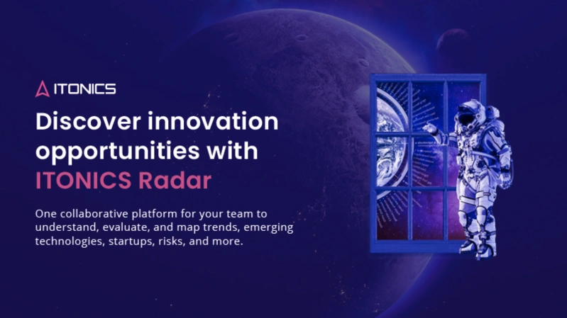 ITONICS Radar Produkt Flyer