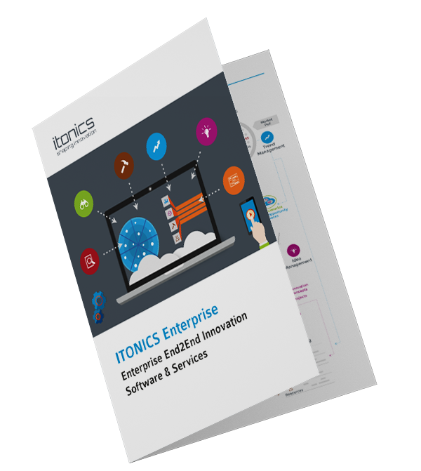 ITONICS Innovationsmanagement Software - Produktflyer Download