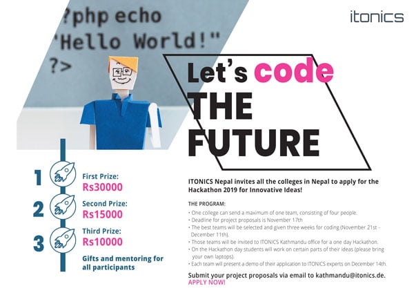 Let’s code the Future - Hackathon mit Studenten in Nepal
