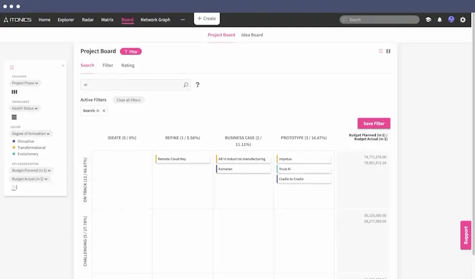 ITONICS Portfolio aufsetzen und managen