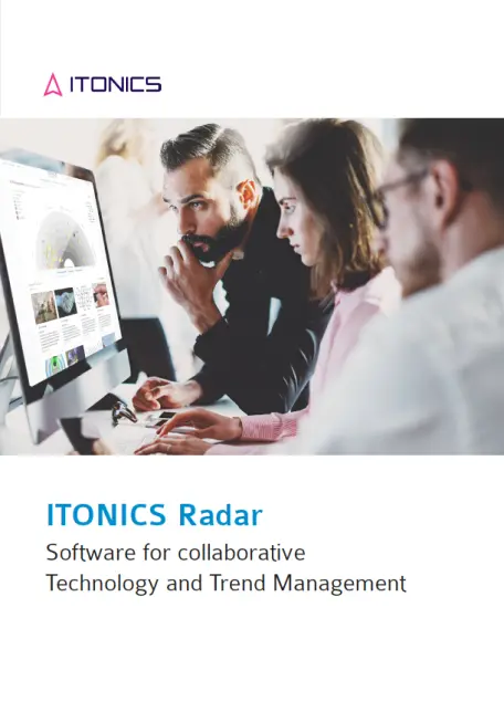 ITONICS Radar Produkt Flyer