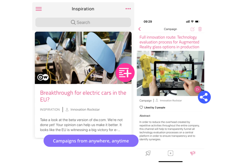 Inspirationen auf der ganzen Welt scouten mit App