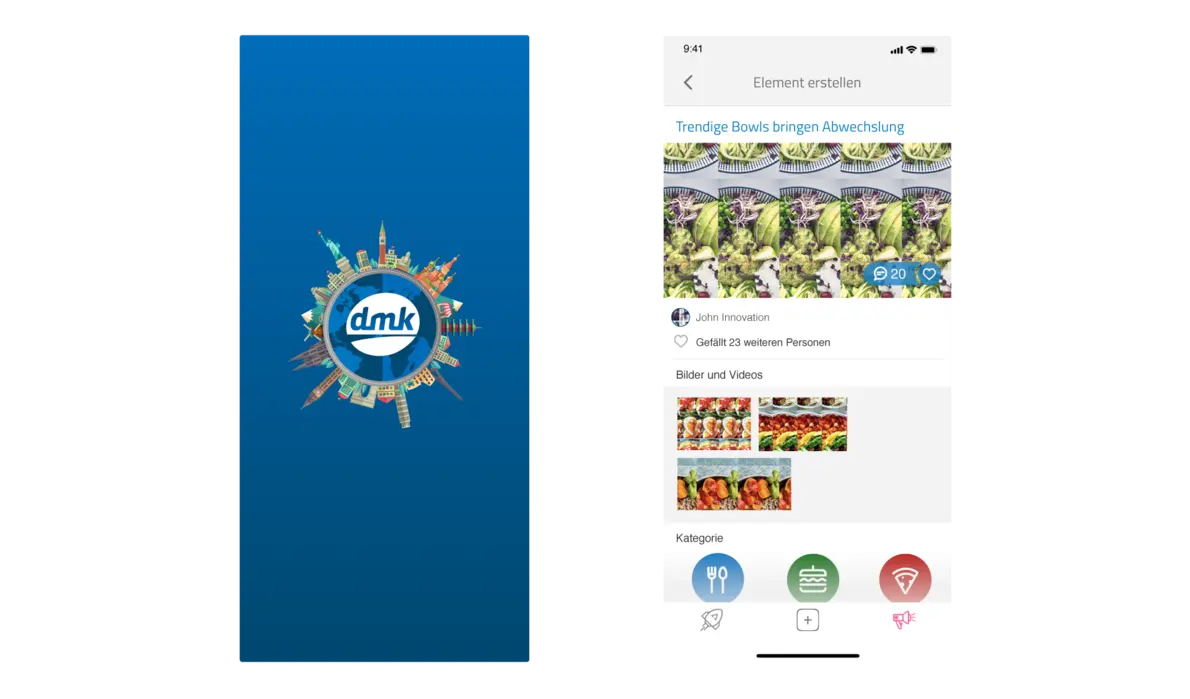 DMK Inspirator App unterstützt durch ITONICS